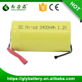 GLE-SC3400 ni-cd sc 1800mah battery 1.2v with tabs